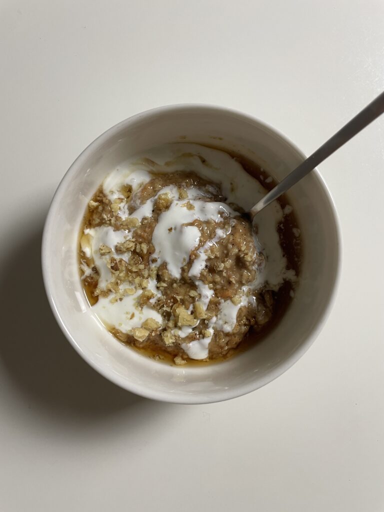 Carrot Cake Oatmeal