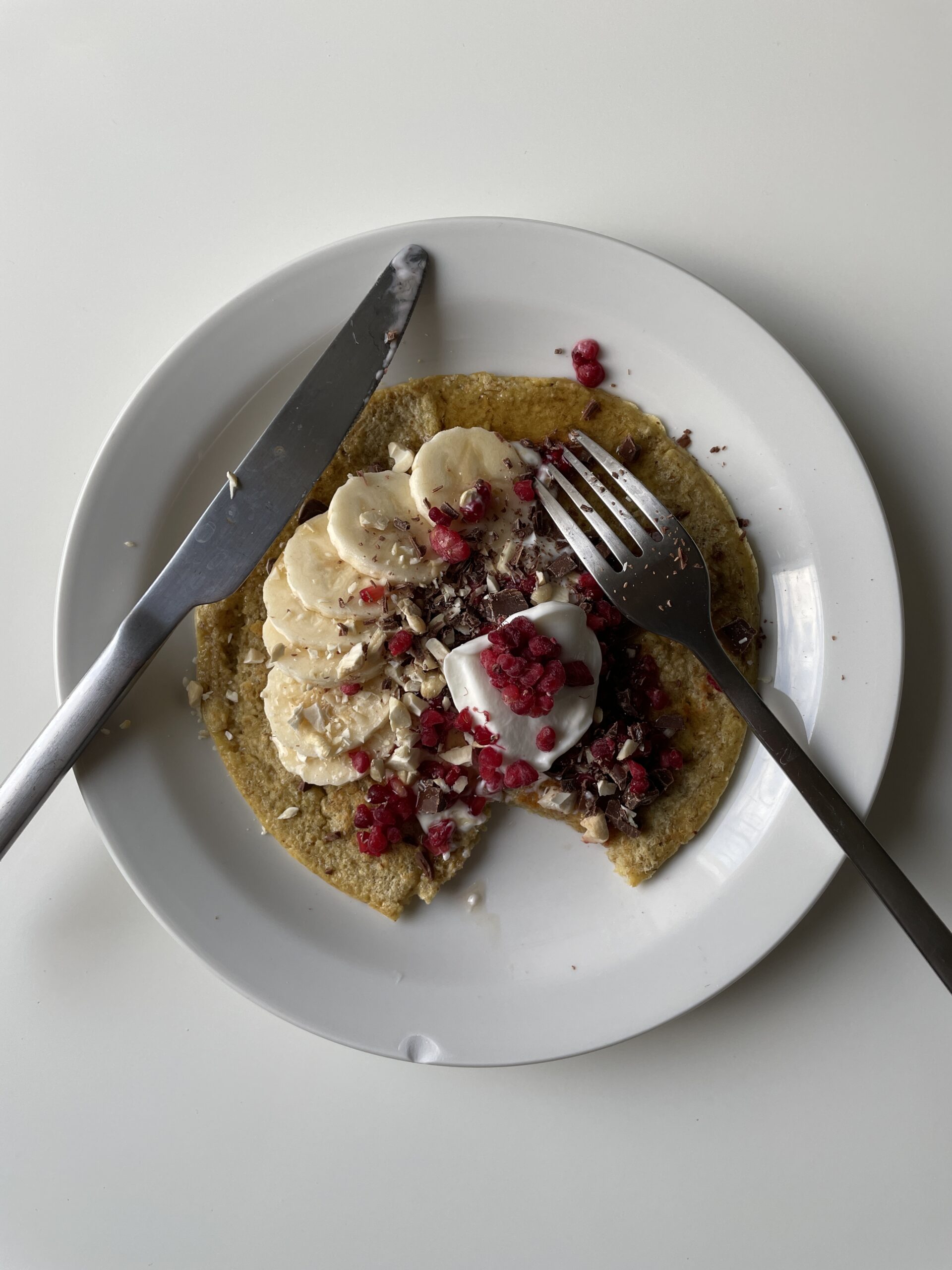 5 MINUTE HEALTHY OAT PANCAKE